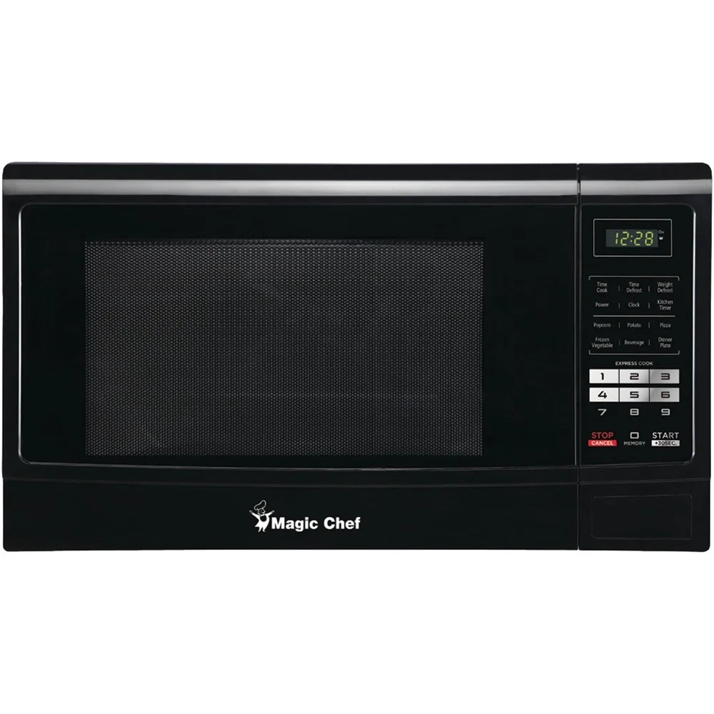 Countertop Microwave Oven 1100W Digital Display One Touch Cooking Auto Defrost 10 Power Levels Kitchen Appliance Cooking
