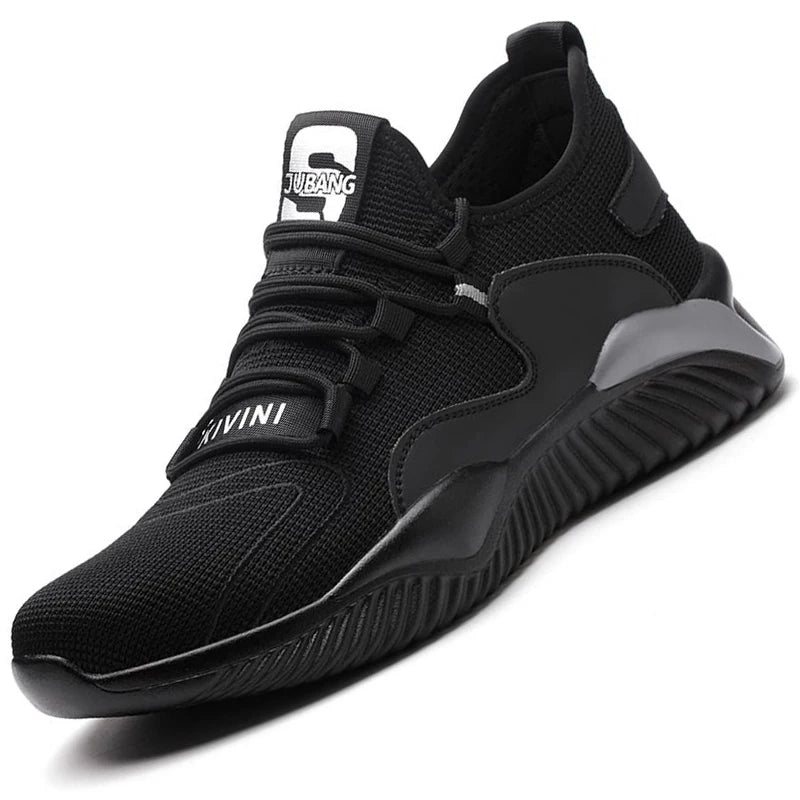 2025 Safety Shoes Men Steel Toe Cap Work Safety Shoes Sneakers Male Lightweight Work Boots Men Indestructible Work Shoes Male