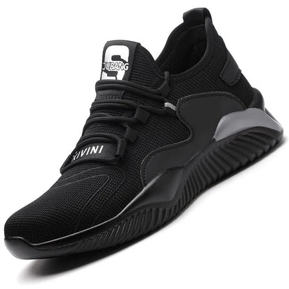 2025 Safety Shoes Men Steel Toe Cap Work Safety Shoes Sneakers Male Lightweight Work Boots Men Indestructible Work Shoes Male