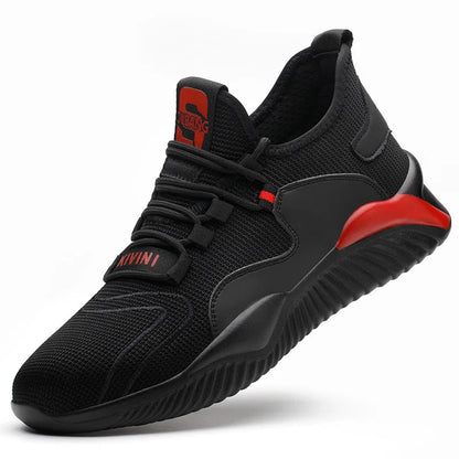 2025 Safety Shoes Men Steel Toe Cap Work Safety Shoes Sneakers Male Lightweight Work Boots Men Indestructible Work Shoes Male
