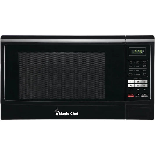 Countertop Microwave Oven 1100W Digital Display One Touch Cooking Auto Defrost 10 Power Levels Kitchen Appliance Cooking