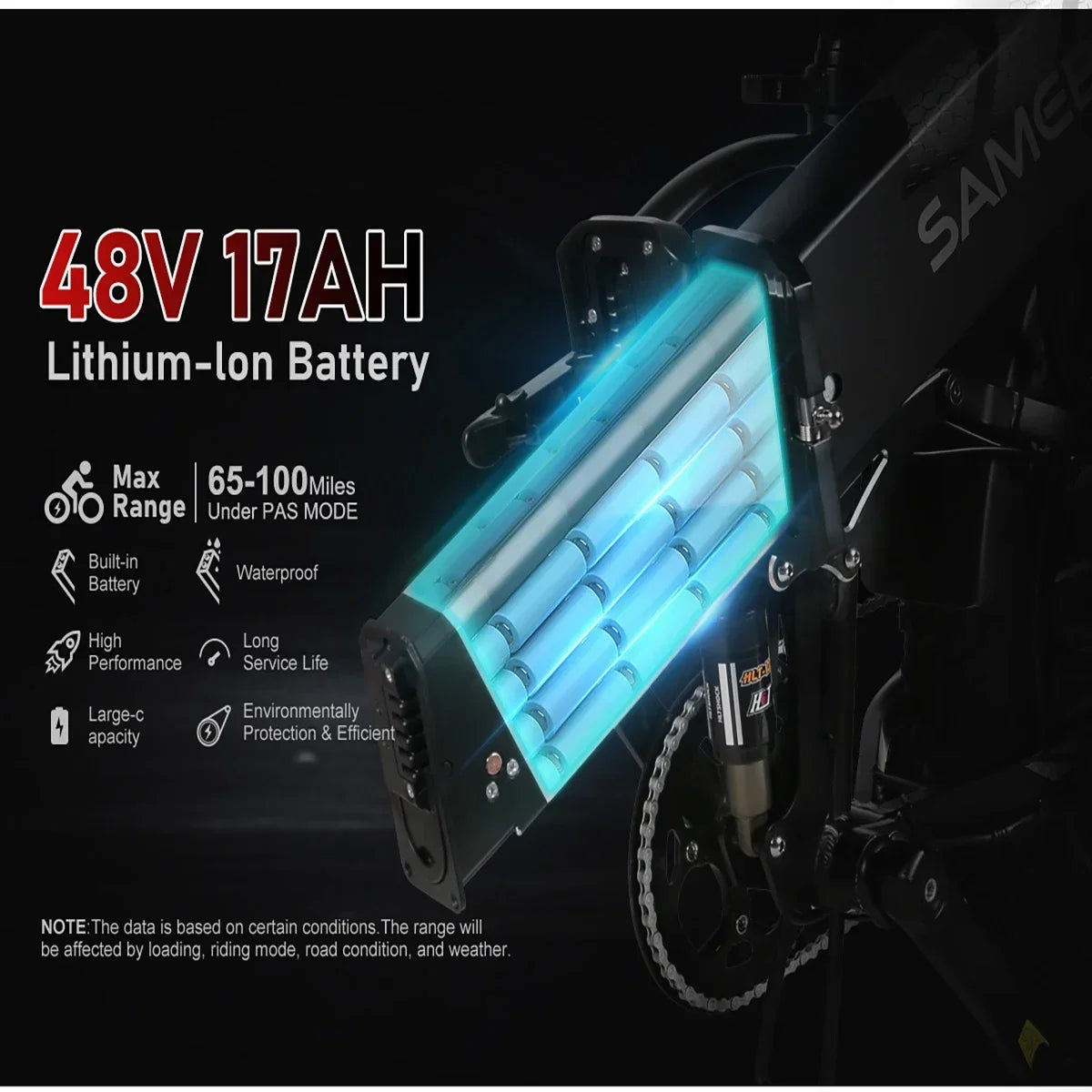 Full suspension mountain Electric Bicycle 1200W motor city folding Electric BIke 48V17AH battery 20*4.0 fat tire snow E-Bike