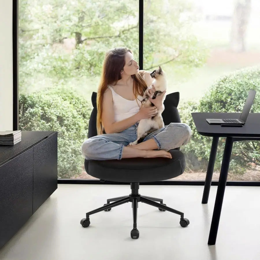 Kitty Cat Armless Office Desk Chair