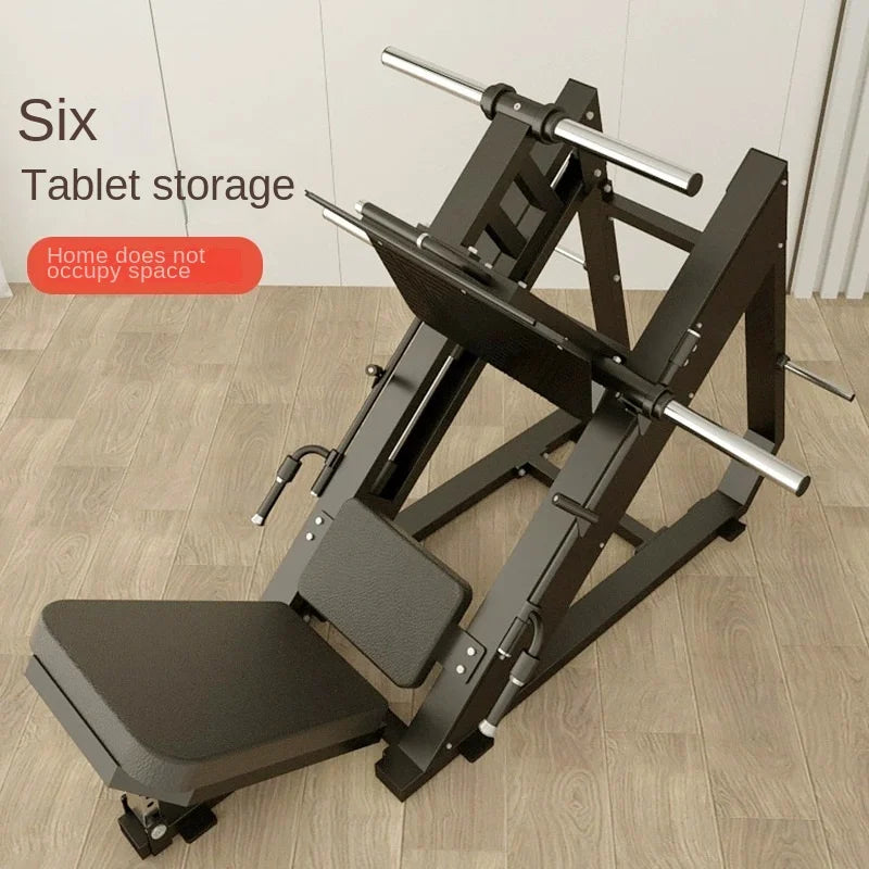 MIYAUP 45 Degree Hack Squat Seated Leg Press Machine Reverse Pedal Trainer Strength Fitness Gym Club Sports Equipment