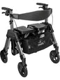 Stnder Wonder Bariatric Rollator, Heavy Duty Folding Rolling Walker for Adults, Seniors, 500-pound Weight Capacity Large 8-inch