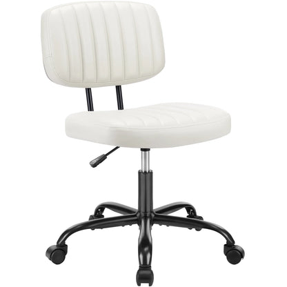 Armless Office Desk Chair Back Lumbar