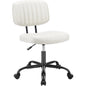 Armless Office Desk Chair Back Lumbar