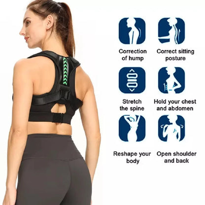 New Hot Adjustable Posture Corrector Belt for Clavicle Spine Support, Reshape Body and Improve Posture At Home, Office Sports