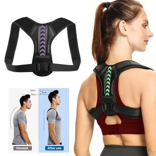 New Hot Adjustable Posture Corrector Belt for Clavicle Spine Support, Reshape Body and Improve Posture At Home, Office Sports